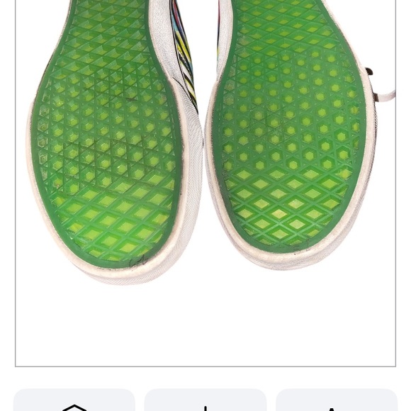 Vans 8m Multicolor Striped Skater, 90s Sneakers - Picture 3 of 3